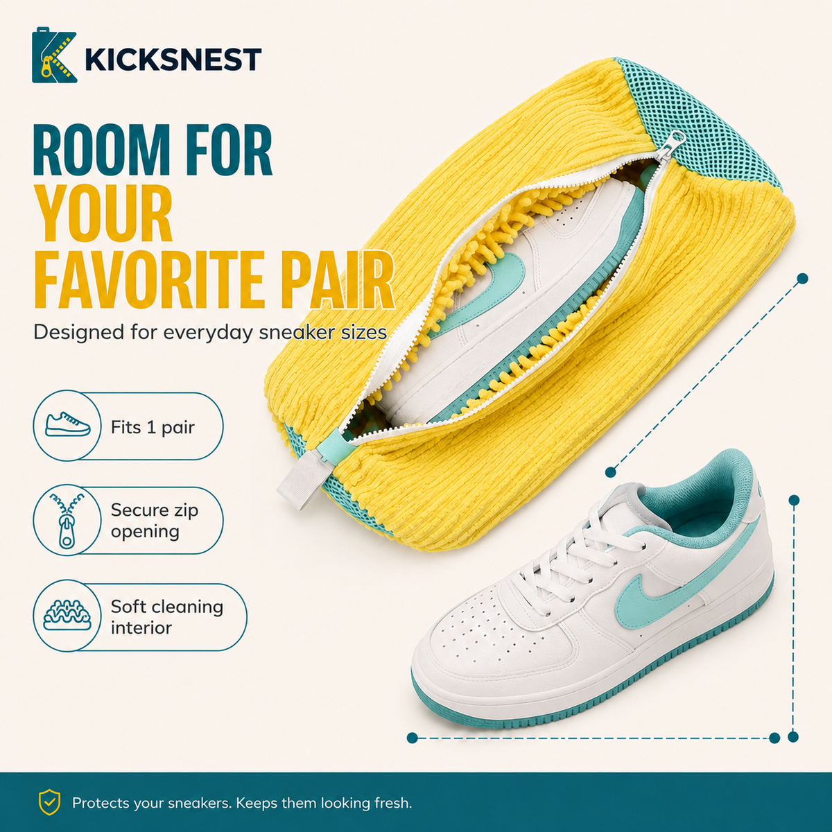 KicksNest™ Shoe Washing Bag