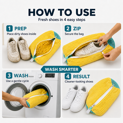 KicksNest™ Shoe Washing Bag
